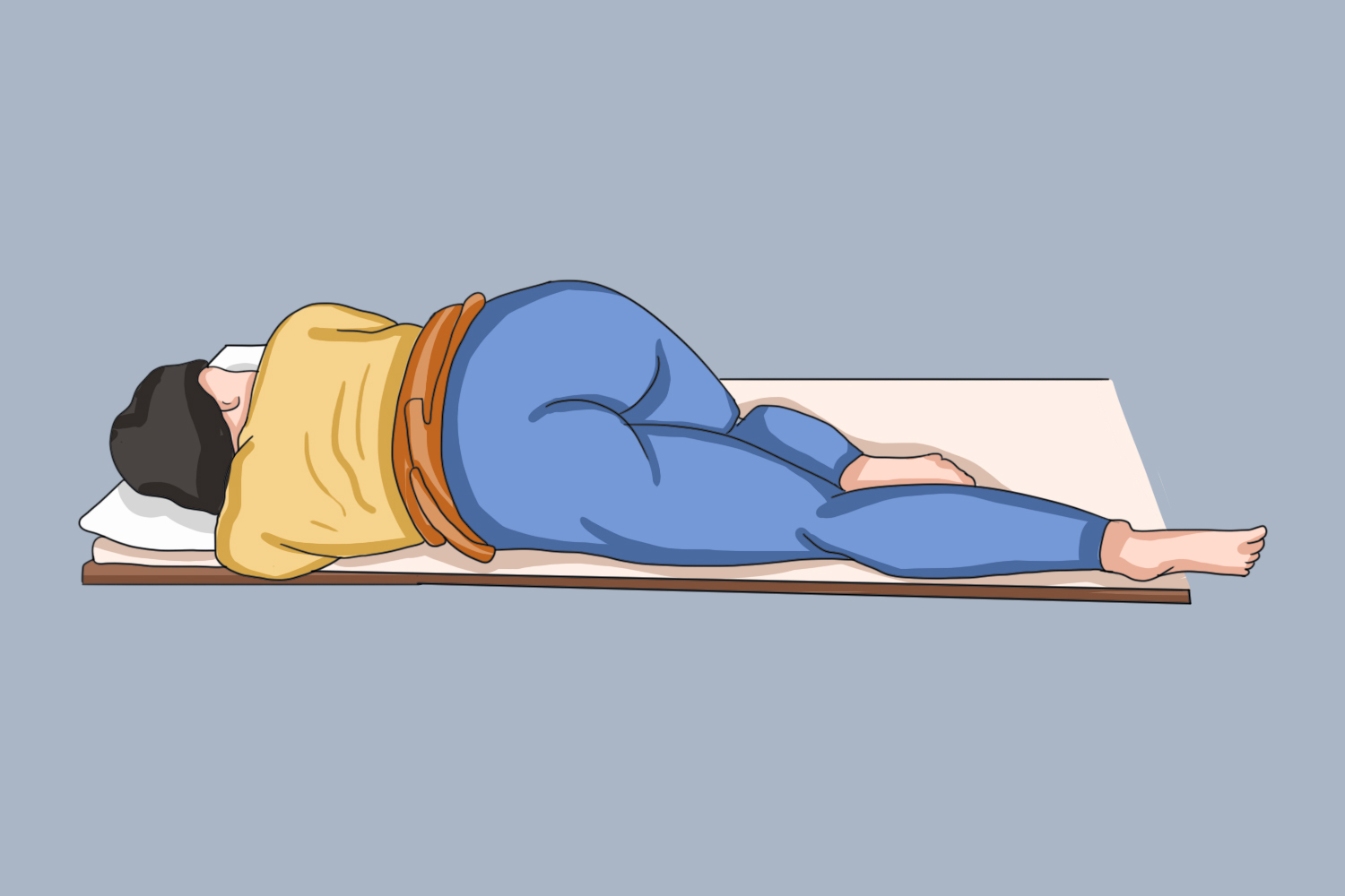 使用开塞露后左侧卧位图 使用开塞露后左侧卧位图