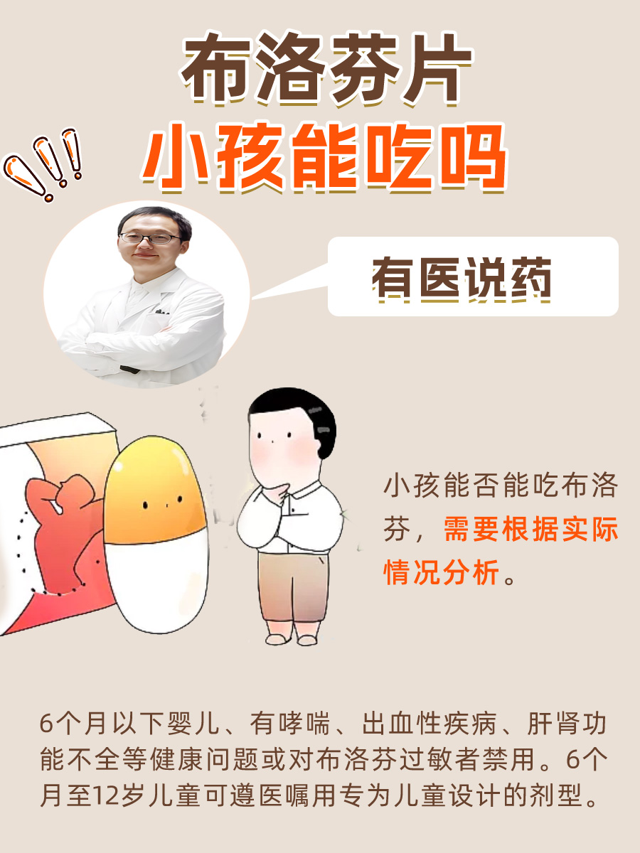 有医说药：布洛芬片小孩能吃吗