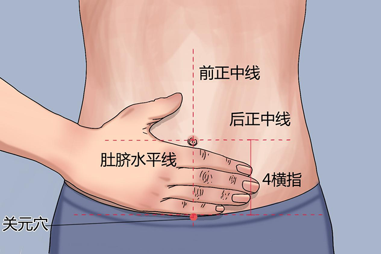 肚脐下关元准确位置图图片