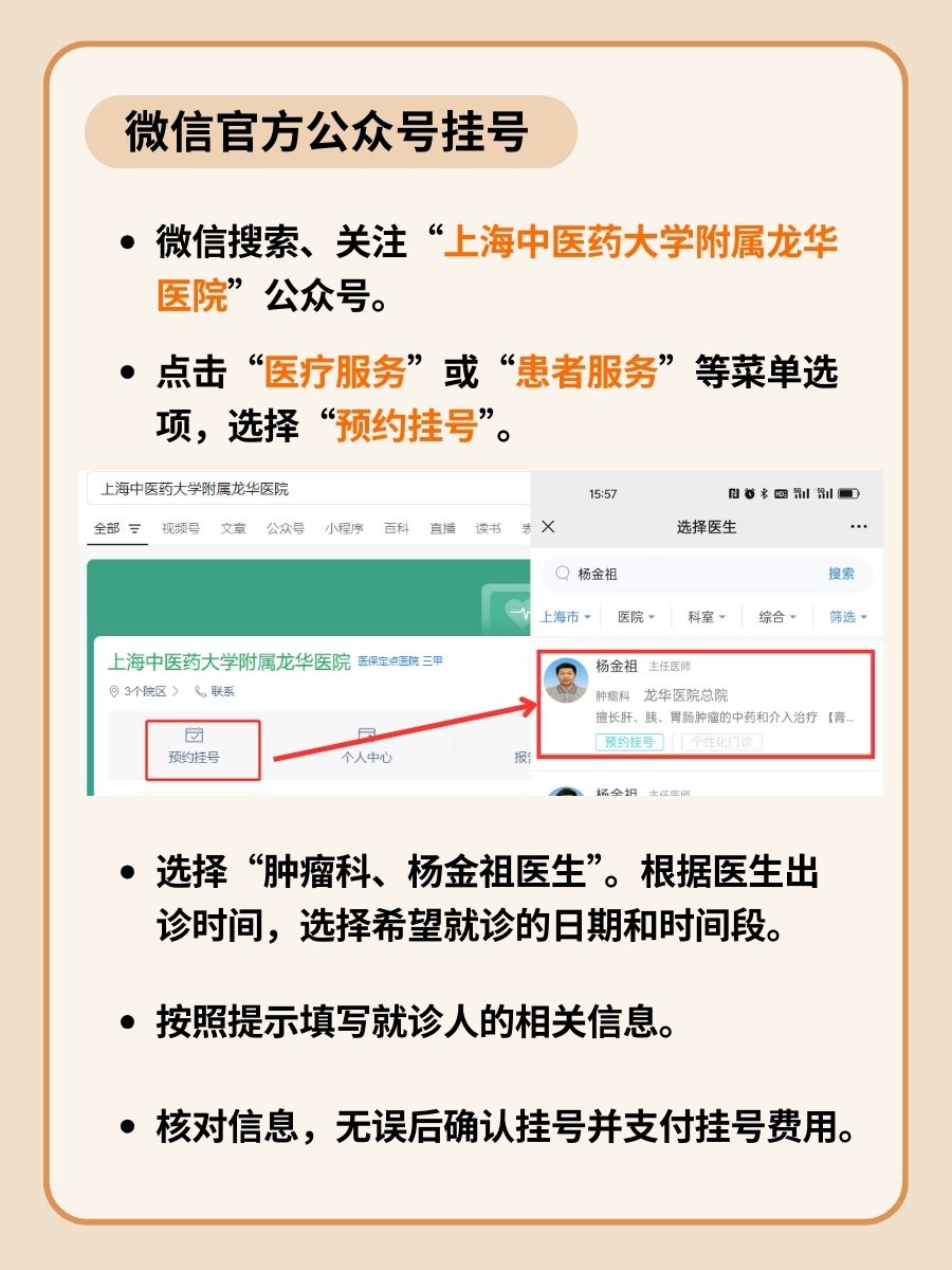 上海龙华医院杨金祖医生怎么样?怎么挂号?