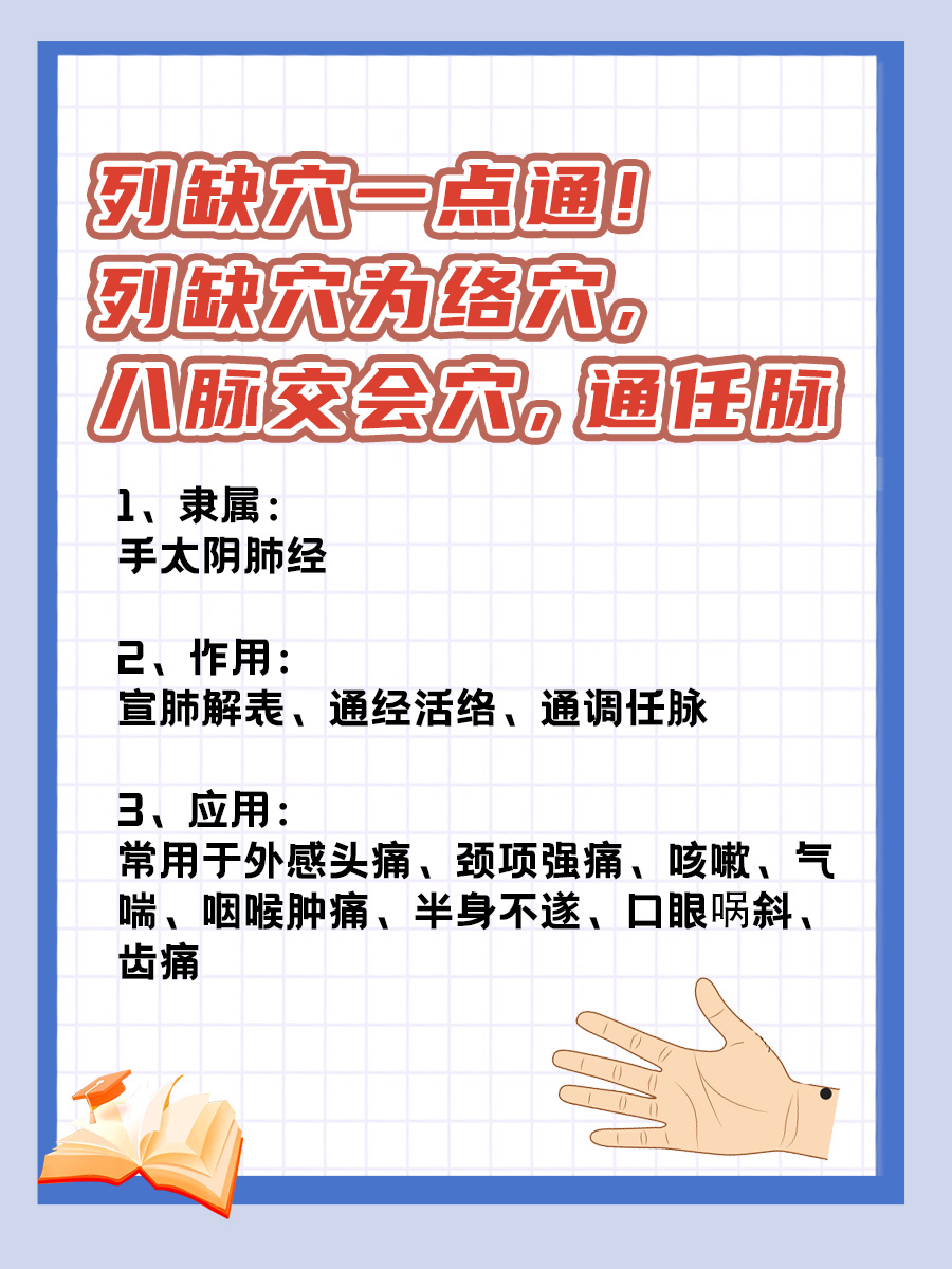 按摩列缺穴，你知道准确位置和作用吗？