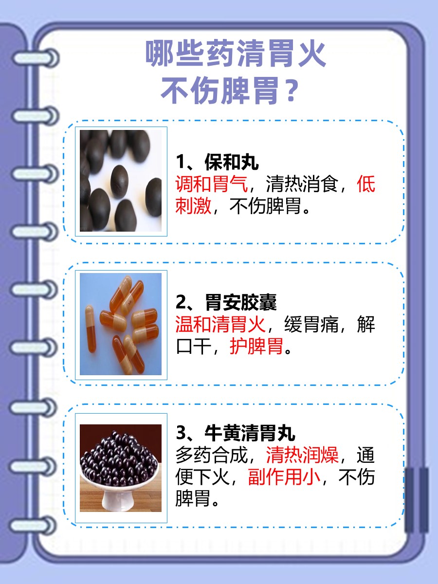 寻找答案：什么药清胃火不伤脾胃？