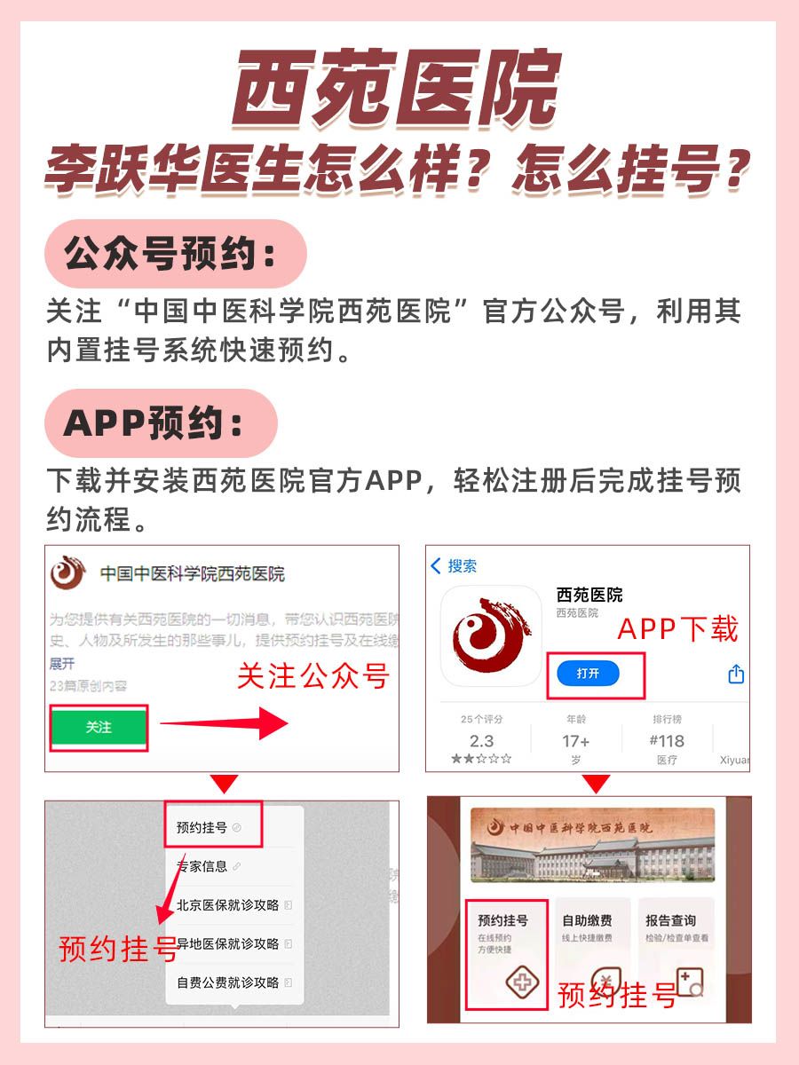 西苑医院李跃华医生怎么样？怎么挂号？