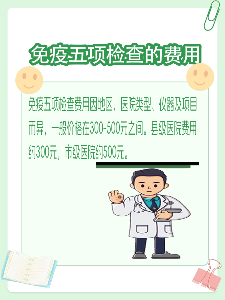 免疫五项检查费用揭秘:一文了解价格背后真相