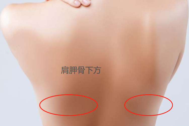 可乐定贴片贴于背部位置图