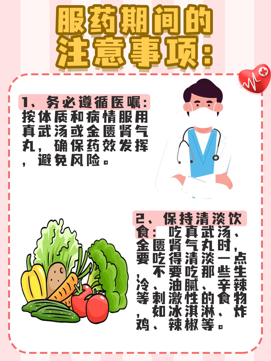 分享：真武汤与金匮肾气丸区别解析！