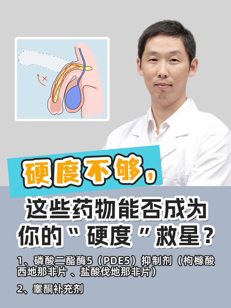 硬度不够，这些药物能否成为你的“硬度”救星？