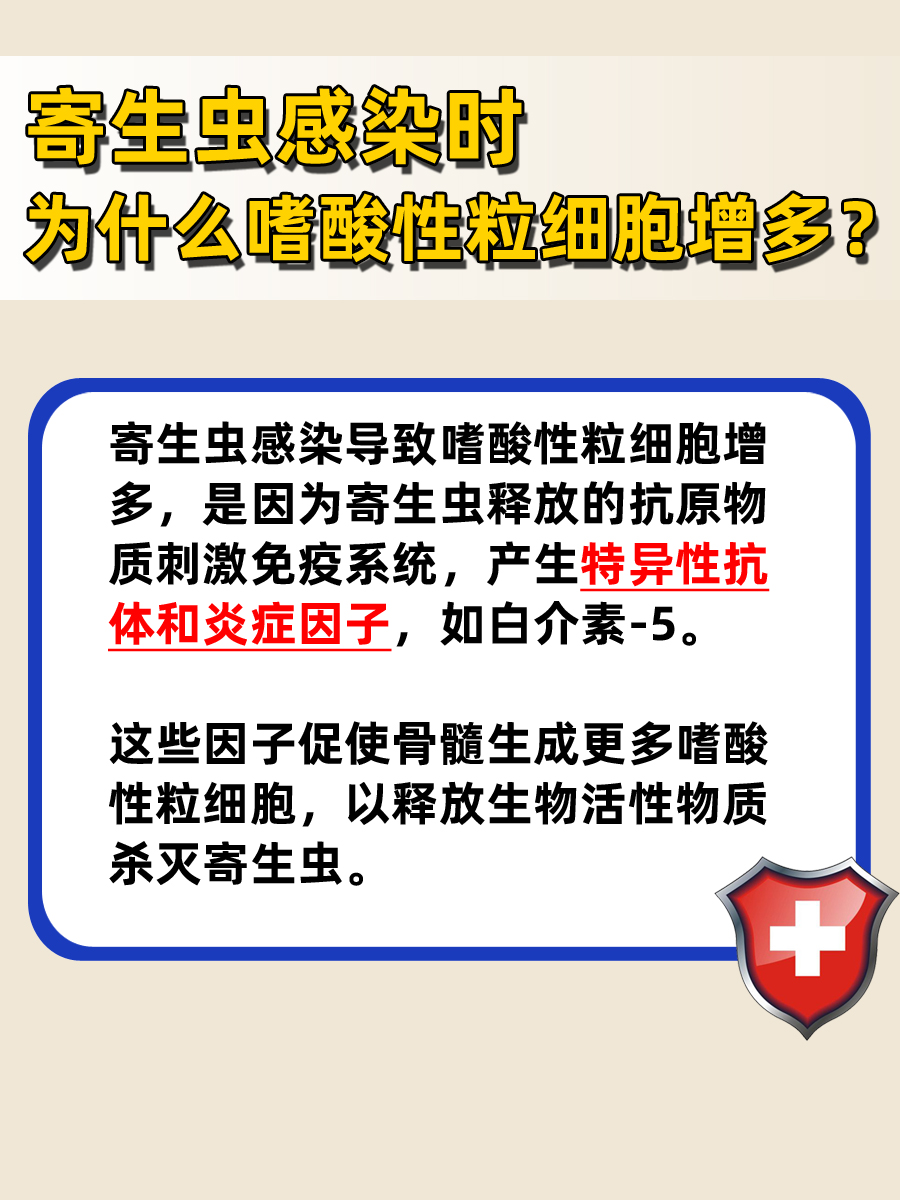 寄生虫感染揭秘:哪种细胞数量增多?