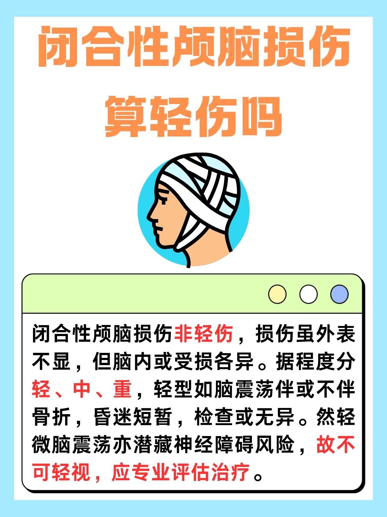 一文解析：闭合性颅脑损伤属于轻伤吗？
