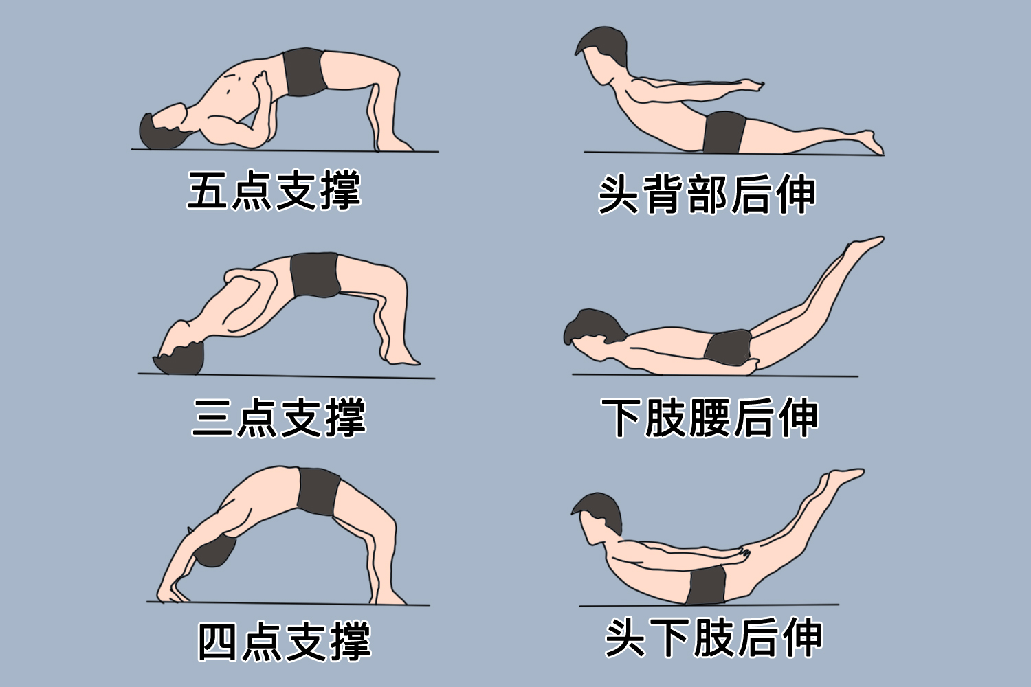 正确的腰背肌锻炼方法图