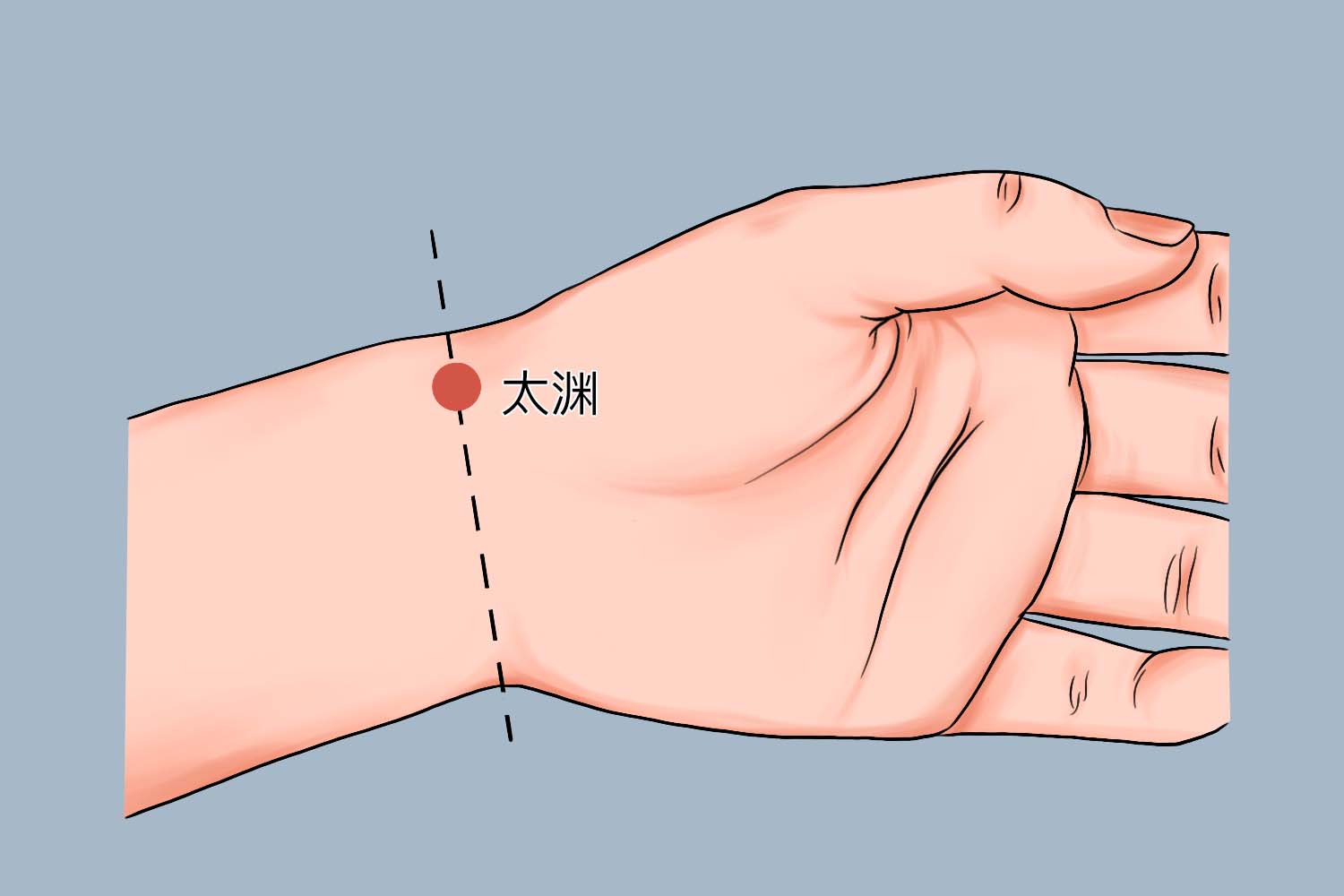 太渊穴位置图