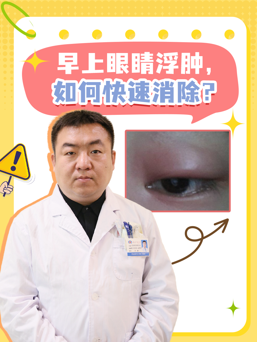 早上眼睛浮肿,如何快速消除?