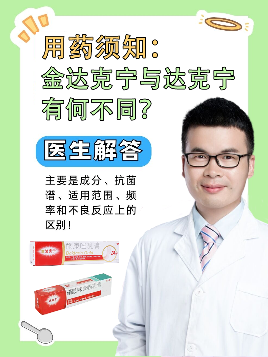 医生说:酮康唑乳膏与硝酸咪康唑乳膏有何不同?
