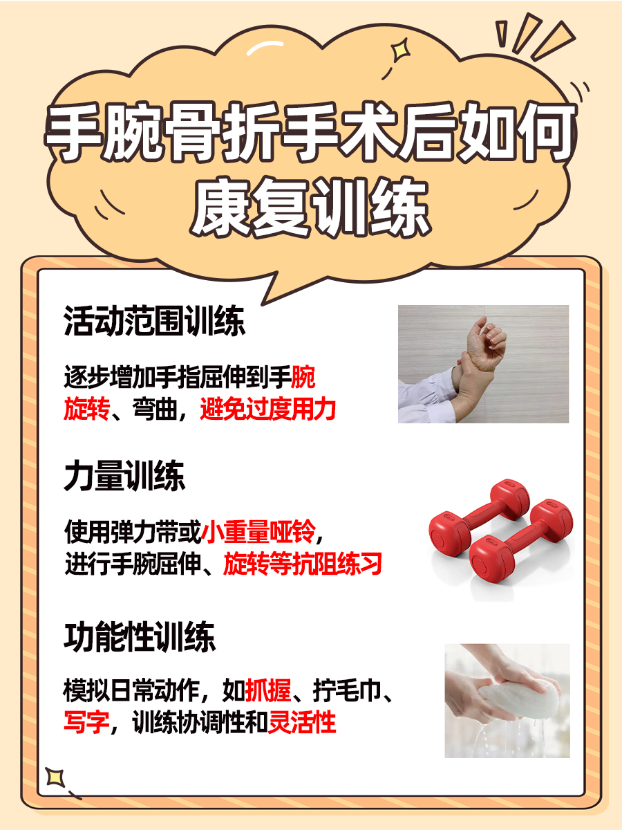 手腕骨折术后恢复：功能复原时间解析