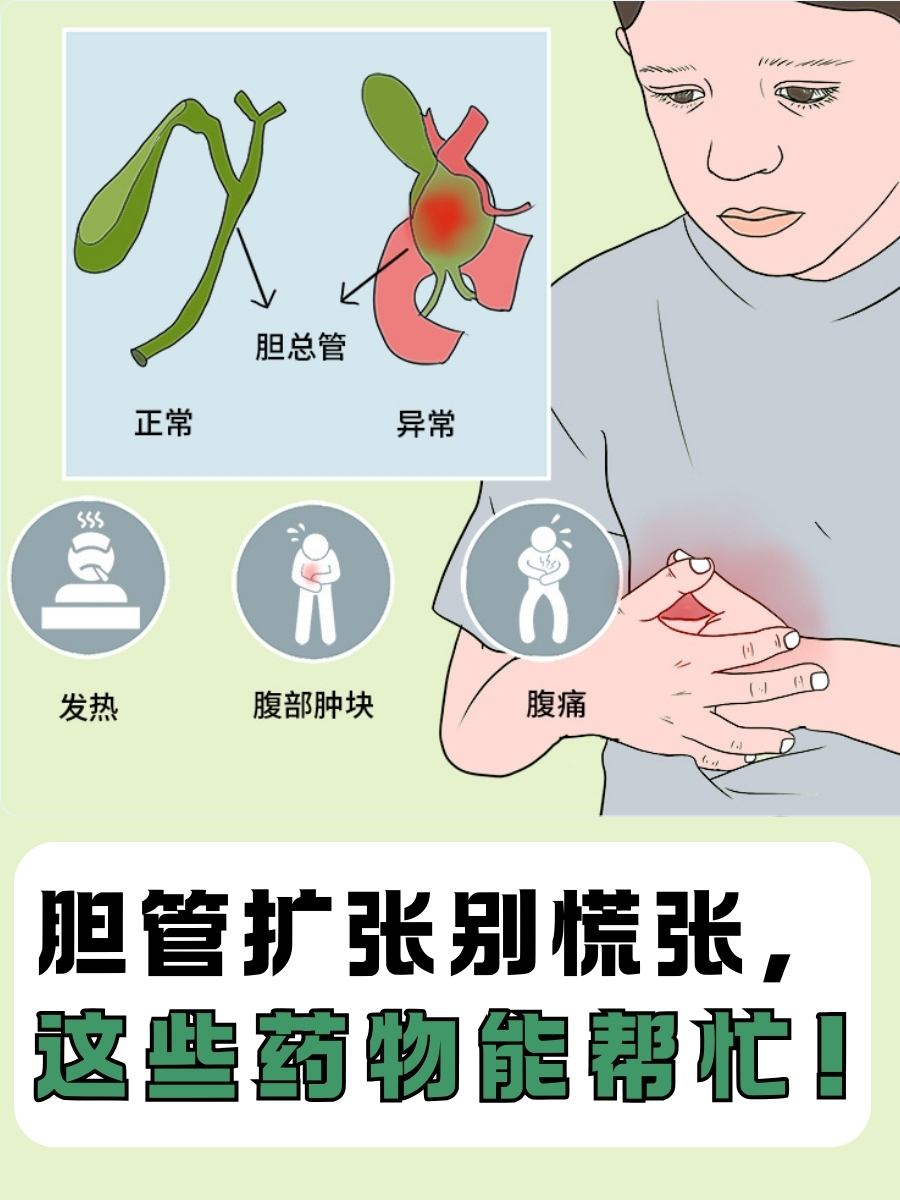 胆管扩张别慌张，这些药物能帮忙！