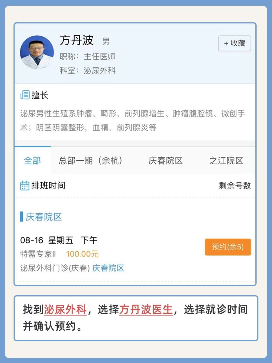 浙江省第一医院方丹波医生怎么样？怎么挂号？
