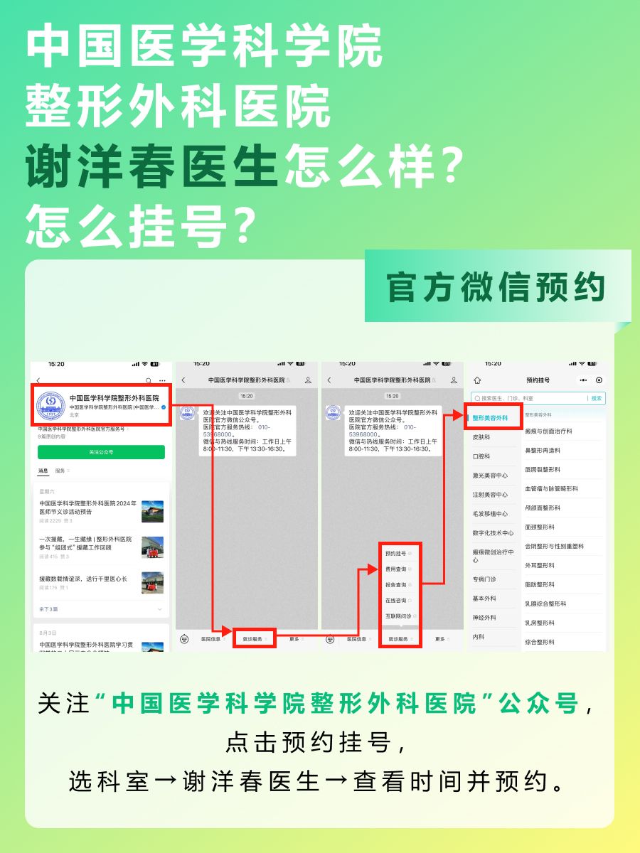 中国医学科学院整形外科医院谢洋春医生怎么样?怎么挂号?