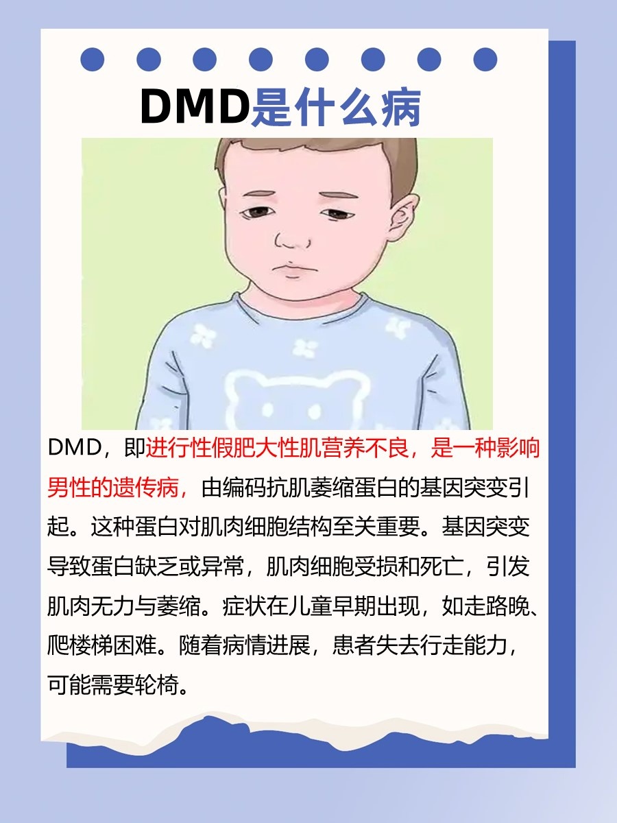 DMD是什么病？关注罕见病，关爱患者！