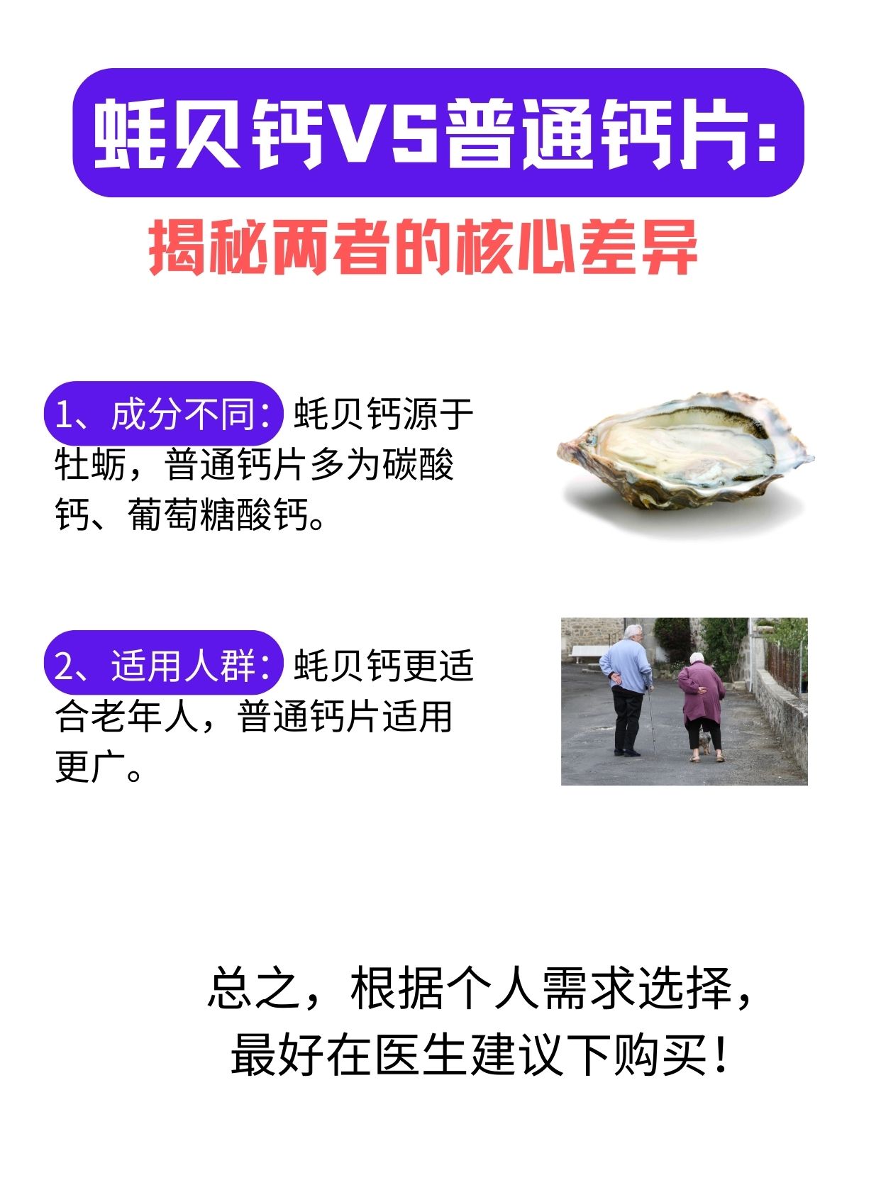 蚝贝钙VS普通钙片：揭秘两者的差异