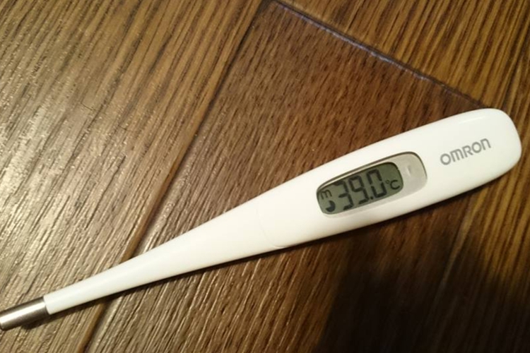 电子温度计39℃图