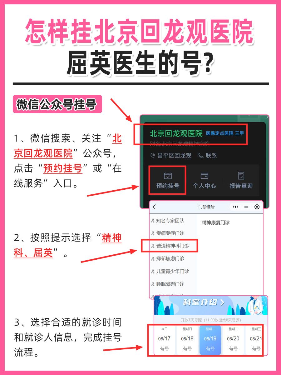 北京回龙观医院屈英医生怎么样？怎么挂号？