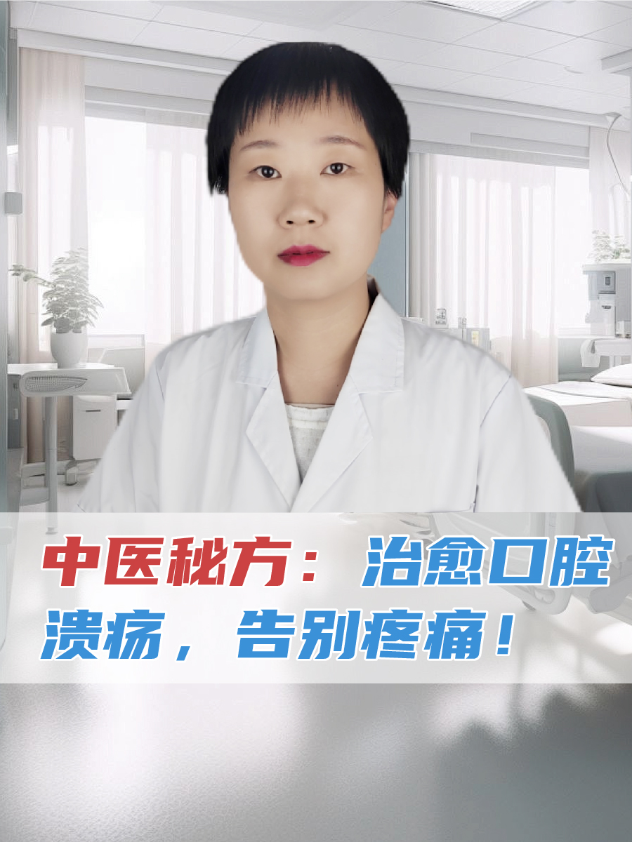 中医秘方:治愈口腔溃疡,告别疼痛!
