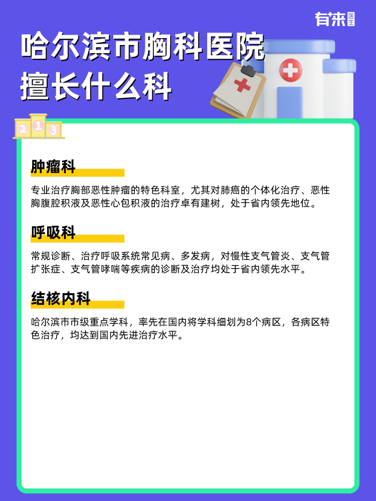 哈尔滨市胸科医院擅长什么科