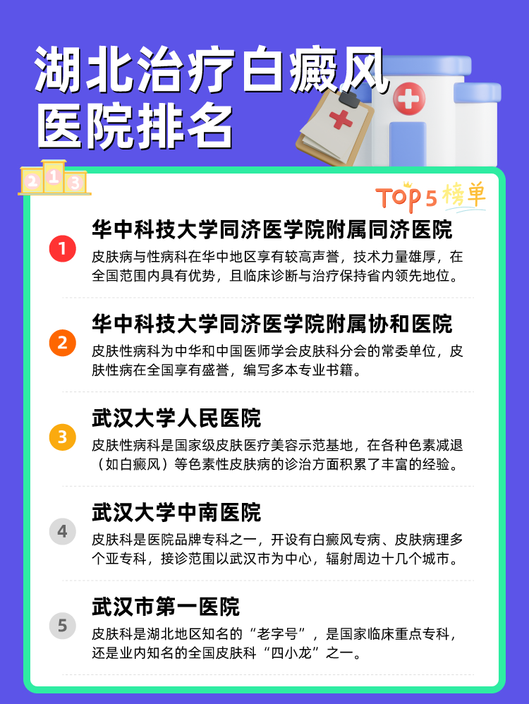 湖北治疗白癜风医院排名