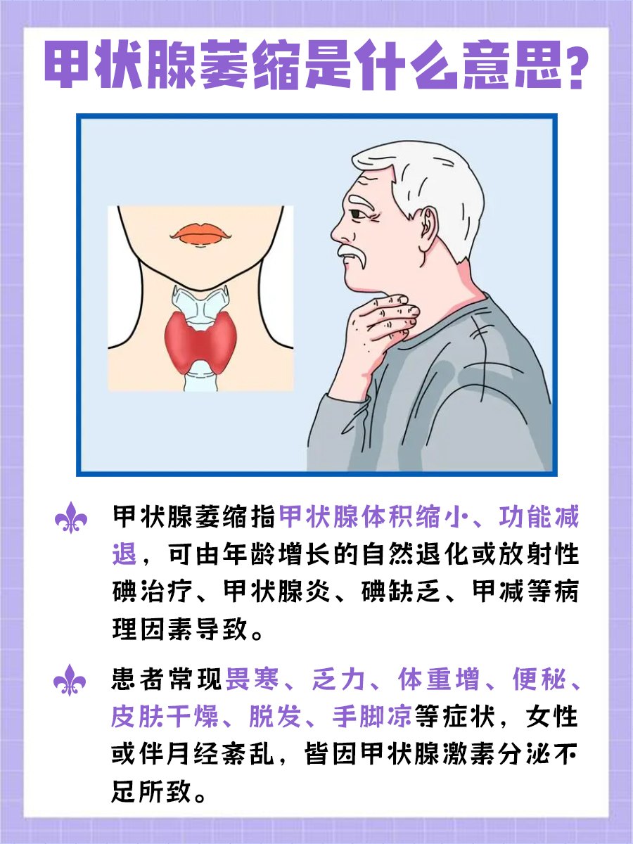 一文带你了解:甲状腺萎缩?这到底是什么意思?