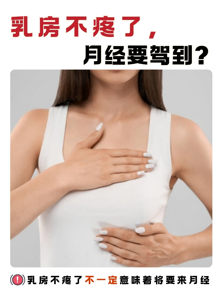 乳房不疼了，月经要驾到？