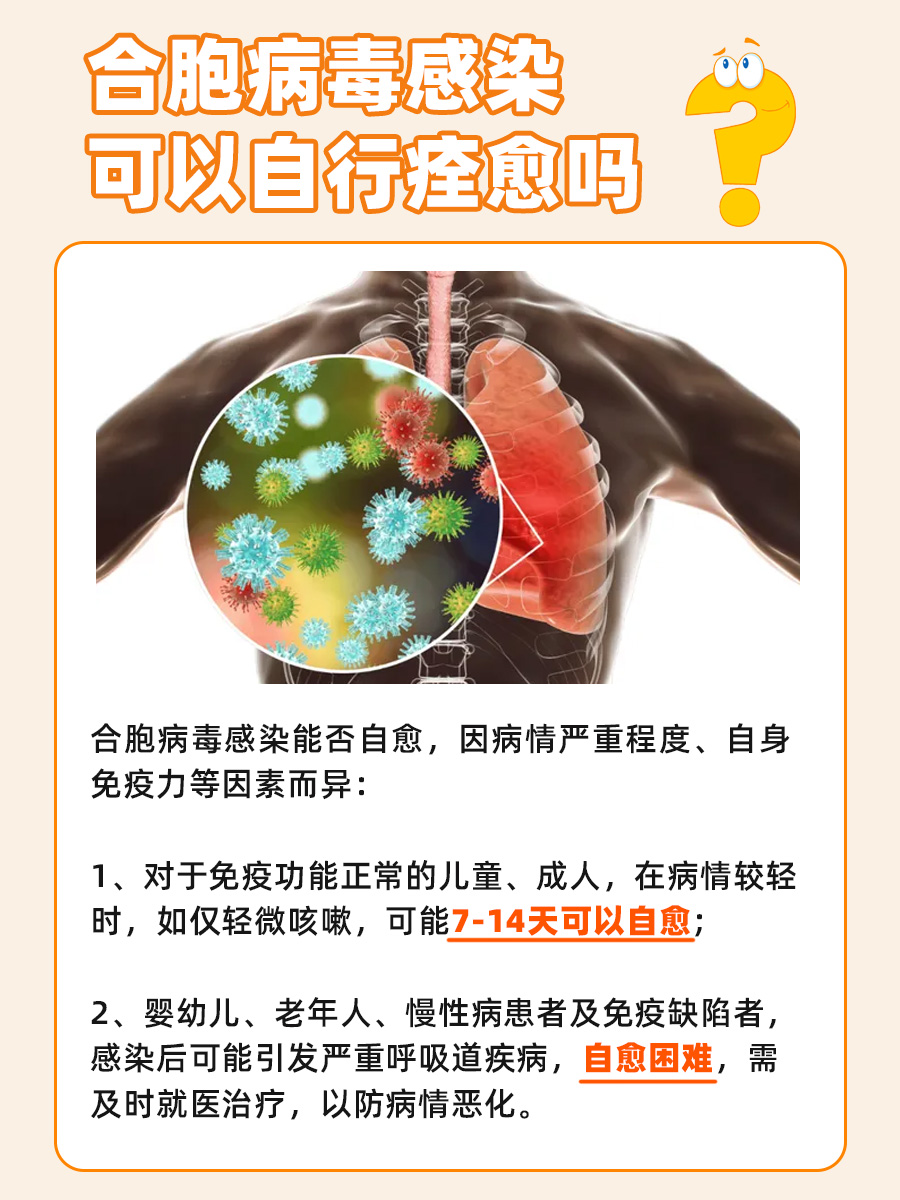 合胞病毒感染：能否自愈？