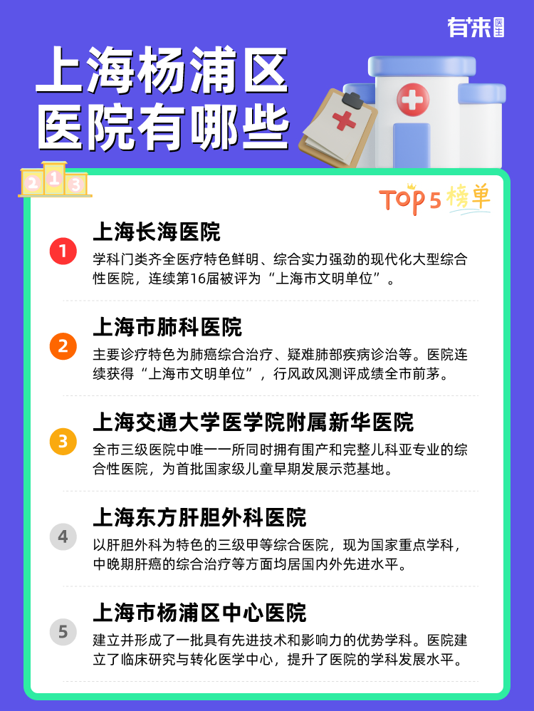上海杨浦区医院有哪些