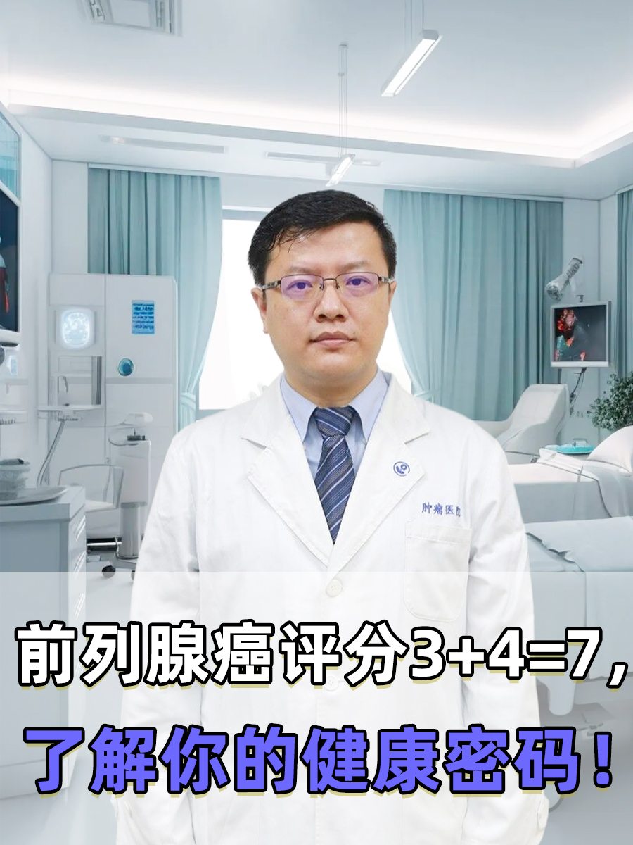 前列腺癌评分3+4=7,了解你的健康密码!