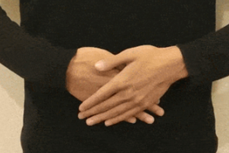 摩腹手法图 摩腹手法图