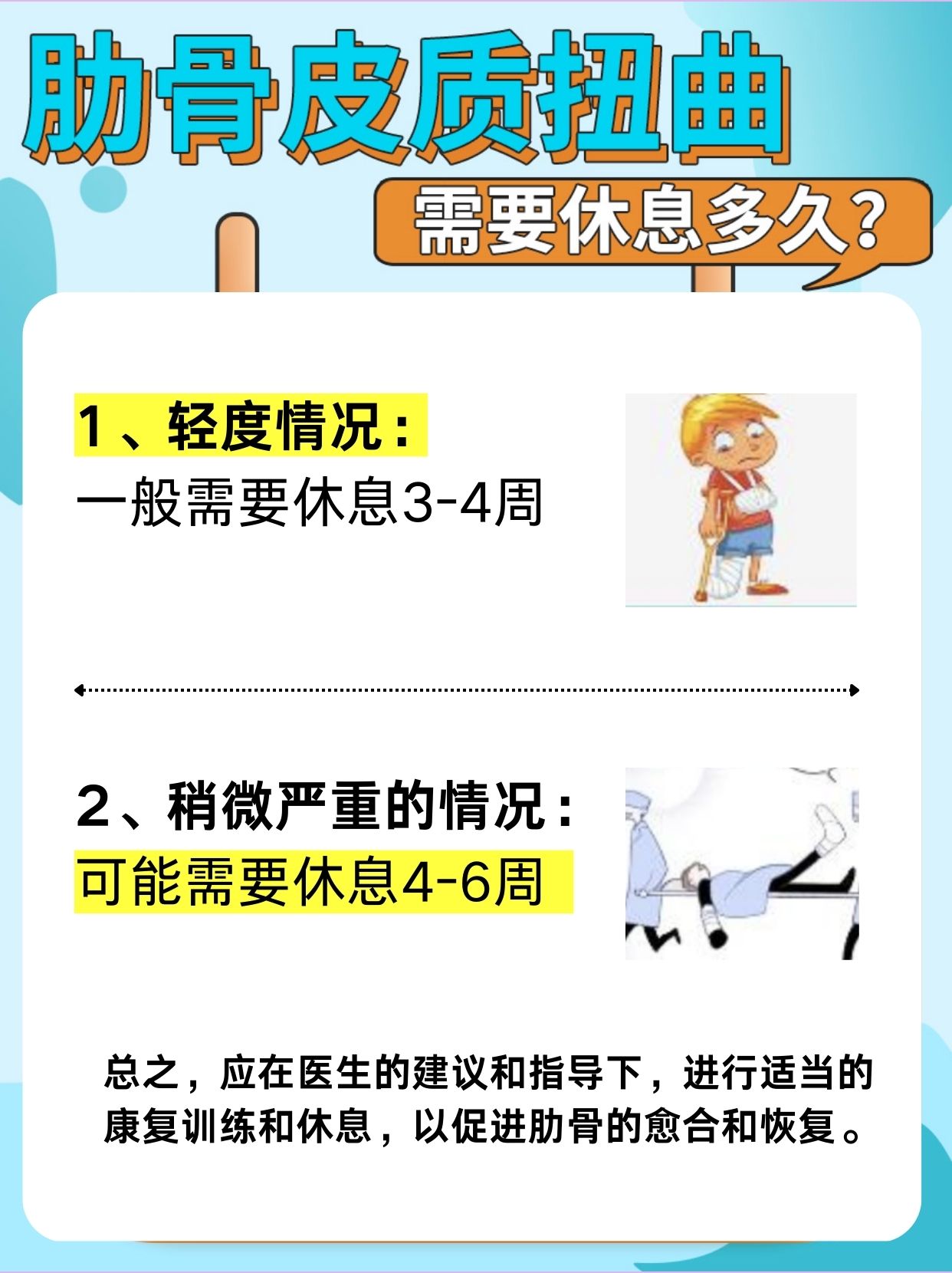 肋骨皮质扭曲，你要“躺平”多久？医生告诉你！