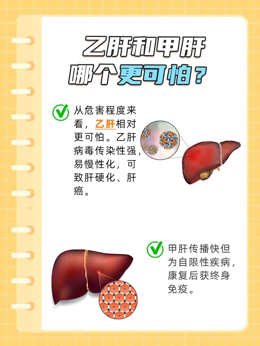 乙肝VS甲肝：深入剖析，哪种肝病更可怕？