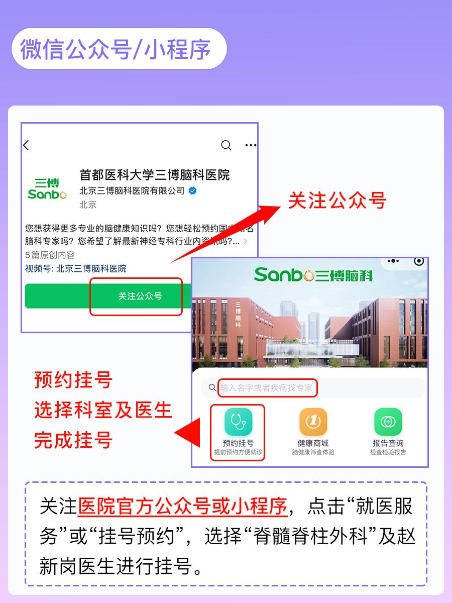 北京三博脑科医院赵新岗医生怎么样?怎么挂号?