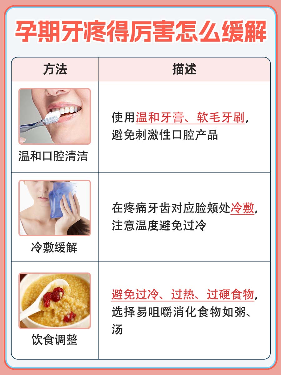 孕期牙疼难忍?这几个方法帮你快速缓解!