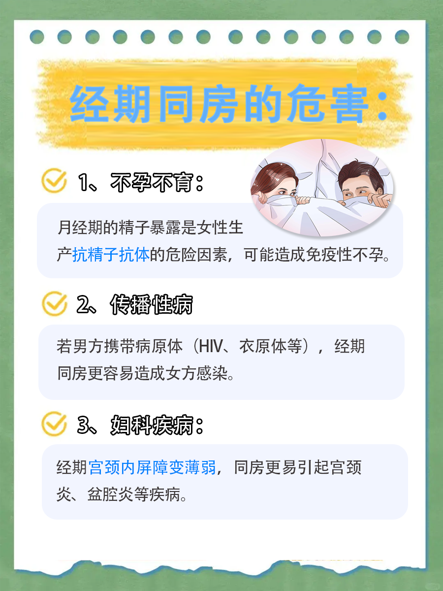 医生解答：经期同房后如何补救
