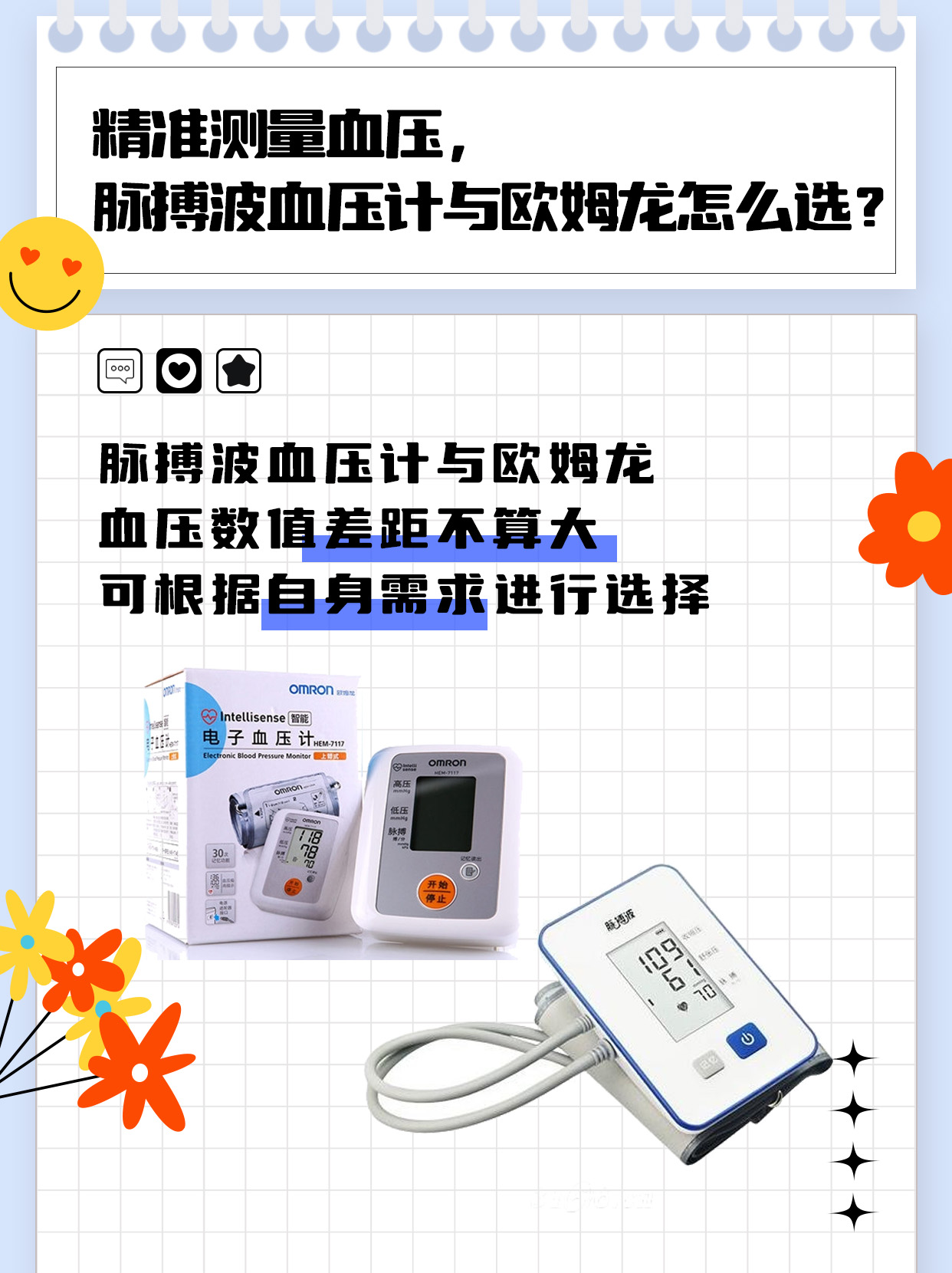 精准测量血压，脉搏波血压计与欧姆龙怎么选？