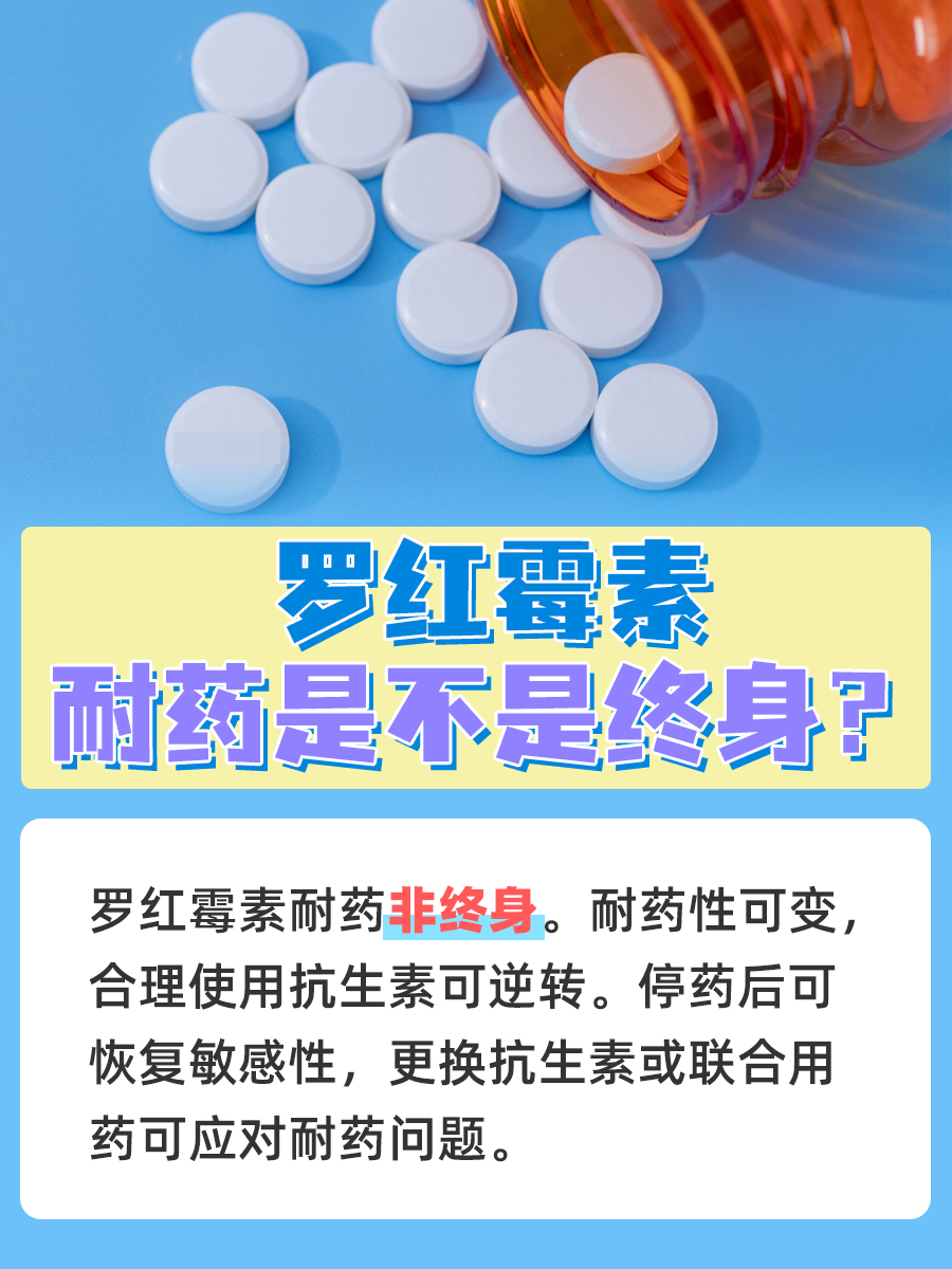 用药贴士：罗红霉素一旦耐药终身耐药吗？