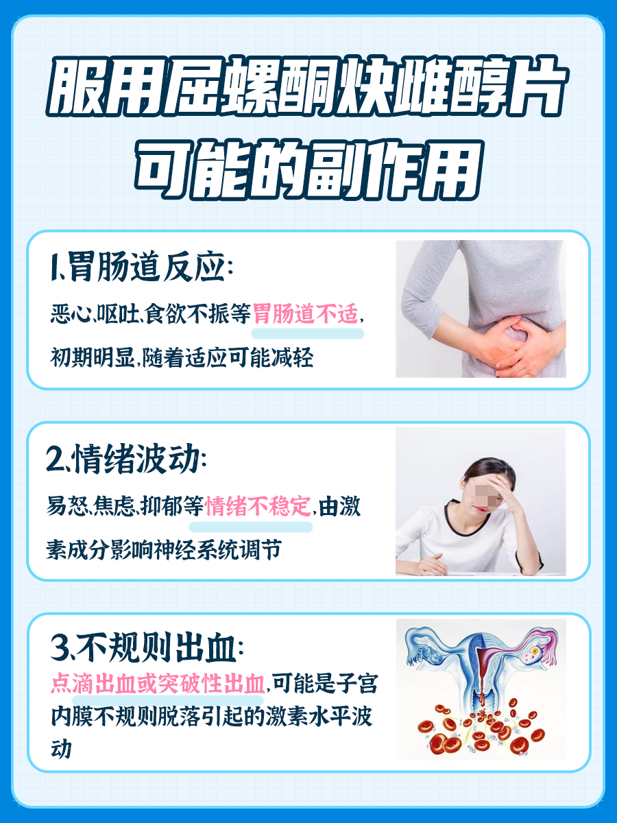 中断屈螺酮炔雌醇片一天后，能否继续服用？