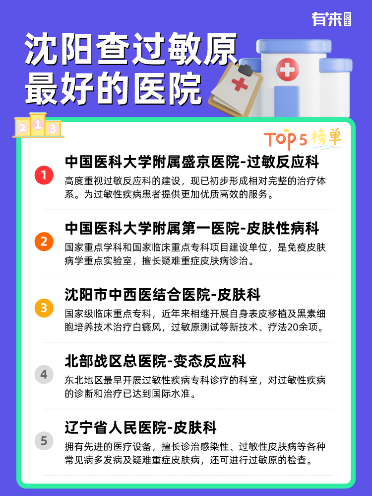 沈阳查过敏原比较好的医院