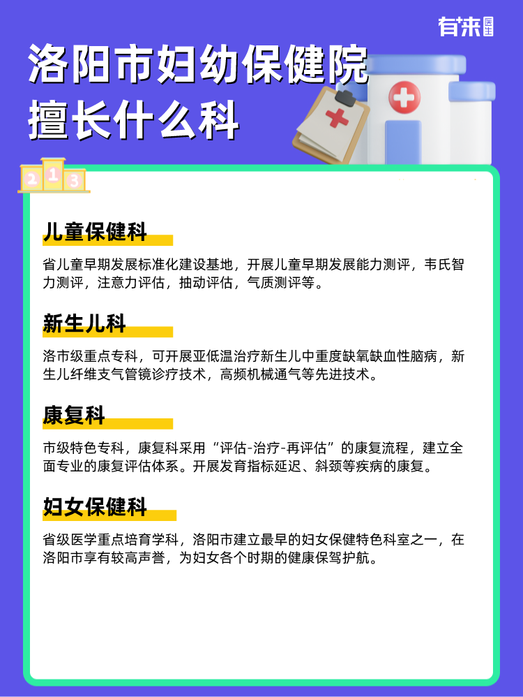 洛阳市妇幼保健院擅长什么科