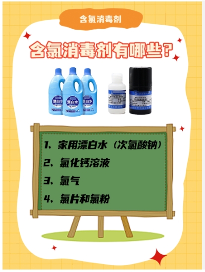 含氯消毒剂有哪些？看完你就懂了！