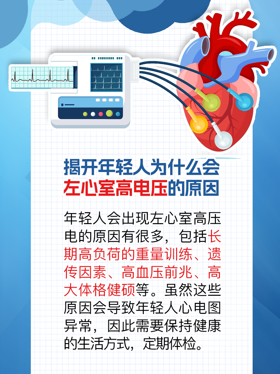 揭秘年轻心脏的秘密：左心室高电压，你了解多少