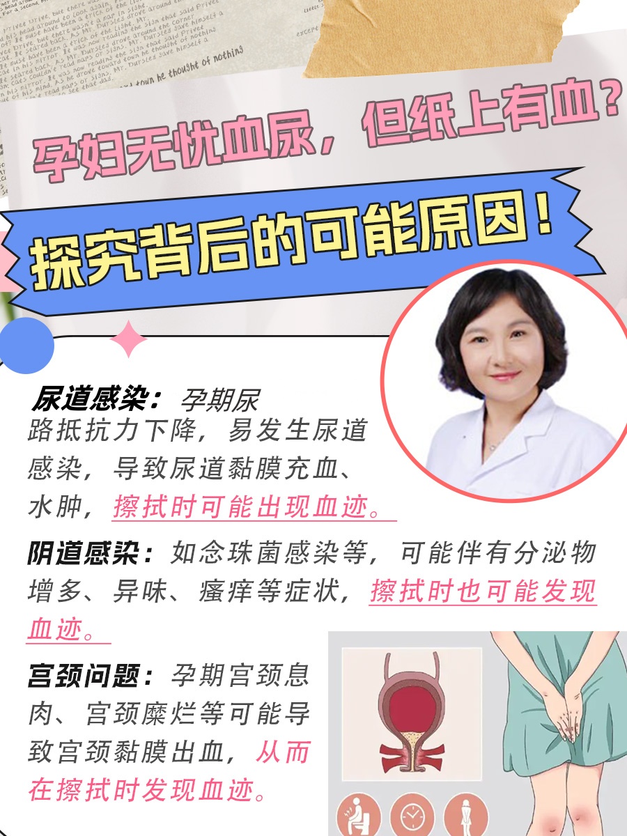 孕妇无忧血尿，但纸上有血？探究背后的可能原因！