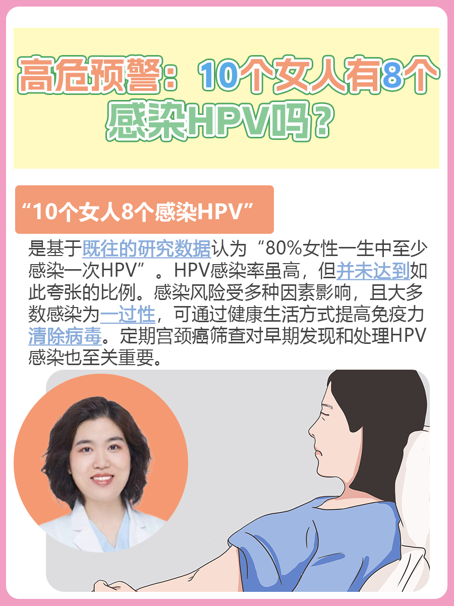 高危预警：10个女人有8个感染HPV吗？