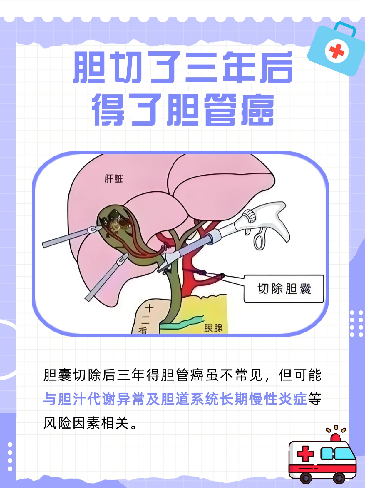 胆囊切除三年后,胆管癌为何悄然来袭?