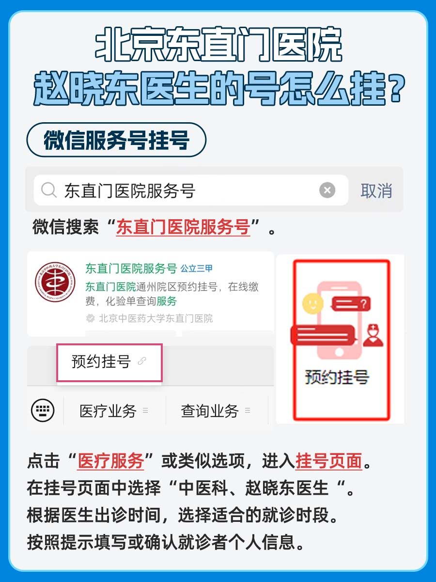 北京东直门医院赵晓东医生怎么样？怎么挂号？